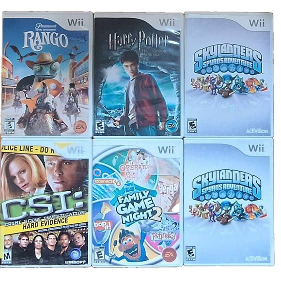 Wii Games Lot Of 6 Bundle with books - Picture 2 of 6